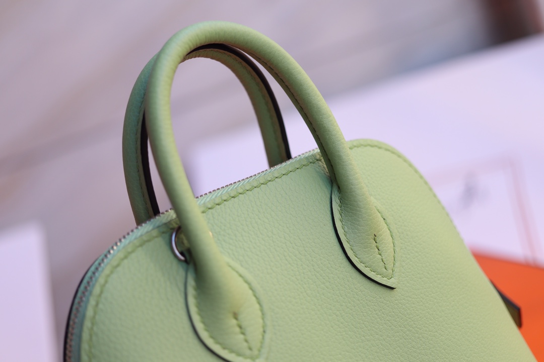 에르메스 미니 볼리드백 아보카도그린 은장 에버컬러